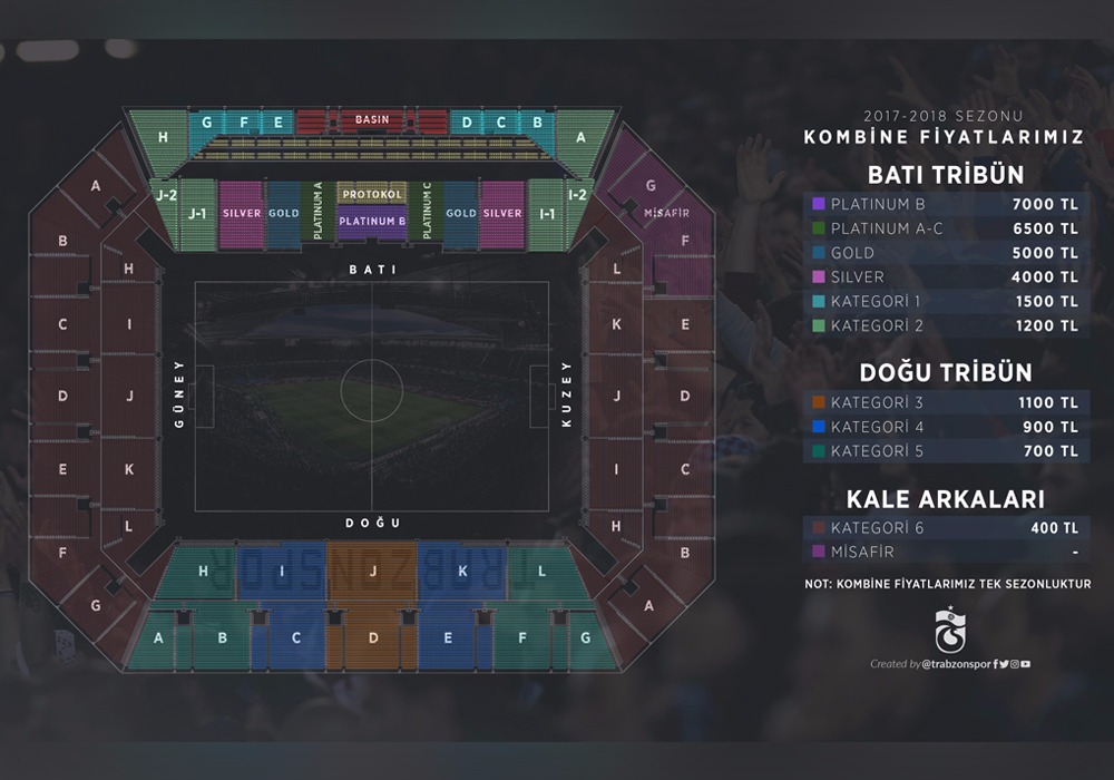 Trabzonspor kombine ve bilet fiyatları ne kadar?