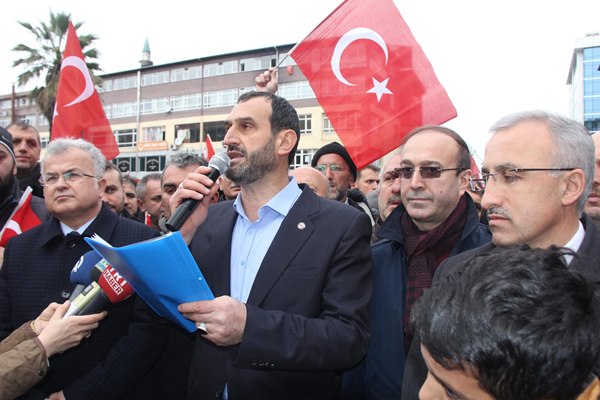 Rize'de teröre tepki için yürüdüler