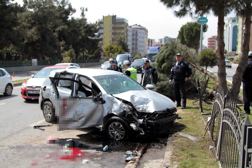  Samsun’da trafik kazası: 2 ağır yaralı 