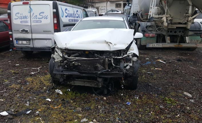 Trabzon'da trafik kazası!