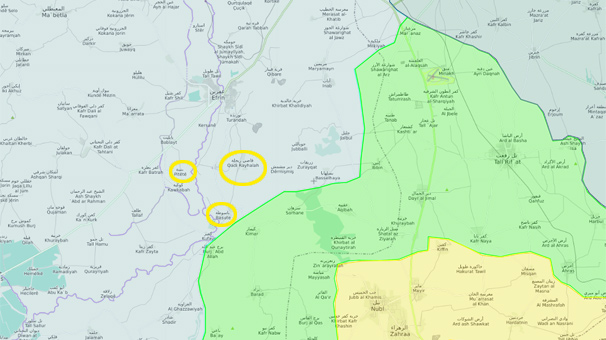 Afrin'de harita yine değişti