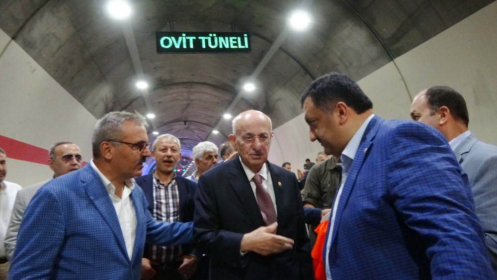 Meclis Başkanı Ovit Tüneli'nde