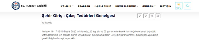 Valilik açıkladı; Trabzon'da sokağa çıkma yasağı uygulanacak mı?