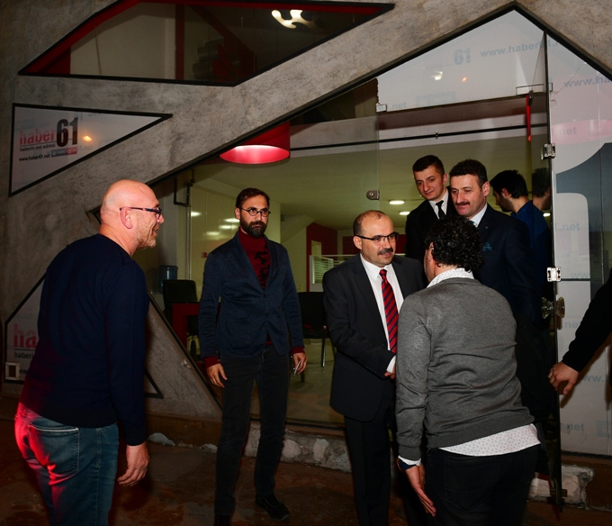 Trabzon Valisi Ustaoğlu'ndan Haber61'e ziyaret