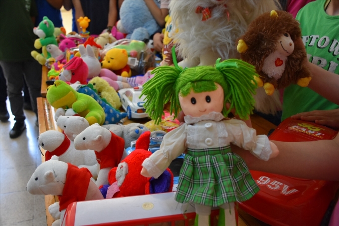 Trabzon'da çocuklar için oyuncak topluyorlar