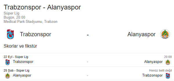Trabzonspor Alanyaspor maçı saat kaçta hangi kanalda?