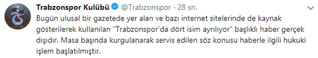 Trabzonspor'dan Burak ve Sosa açıklaması