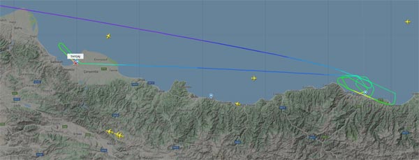 İstanbul uçağı Trabzon’a inemedi