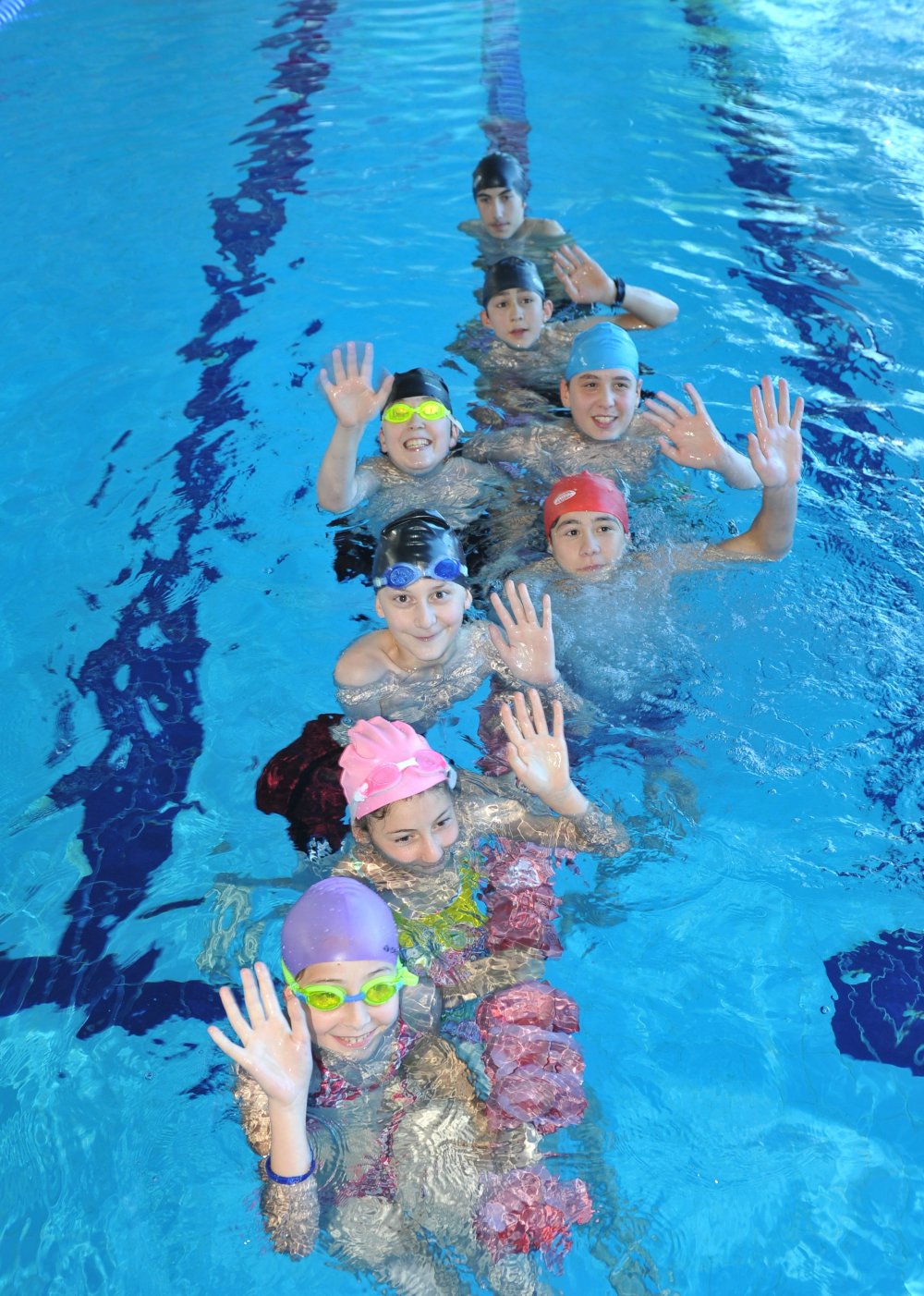 Trabzon'da kış yüzme okullarına ilgi artıyor